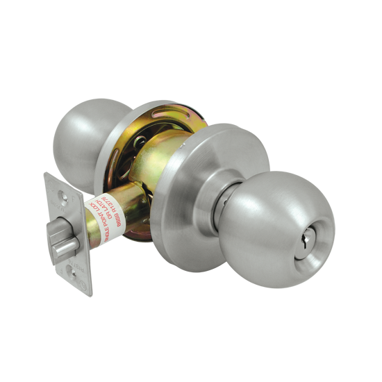Deltana Architectural Hardware Commercial Locks: Pro Series Comm, Store Room Standard GR2, Round each - cabinetknobsonline