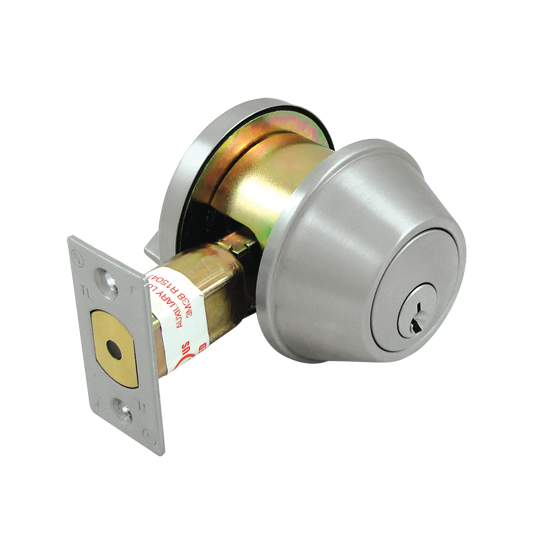 Deltana Architectural Hardware Commercial Locks: Pro Series Single Deadbolt GR2 w- 2 3-4" Backset each - cabinetknobsonline