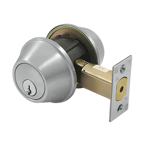 Deltana Architectural Hardware Commercial Locks: Pro Series Double Deadbolt GR2 w- 2 3-4" Backset each - cabinetknobsonline