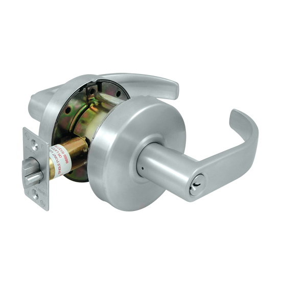 Deltana Architectural Hardware Commercial Locks: Pro Series Comm. Store Room Standard GR2, Curved w- Cy each - cabinetknobsonline