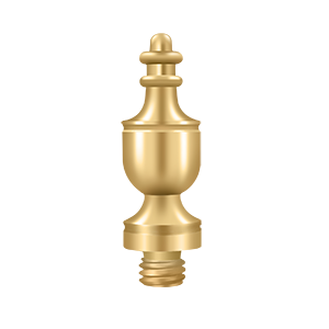 Deltana Architectural Hardware Solid Brass Hinges & Finials Urn Tip each - cabinetknobsonline