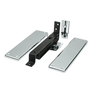 Deltana Architectural Hardware Spring Hinges Spring Hinge, Double Action w- Solid Brass Cover P each - cabinetknobsonline