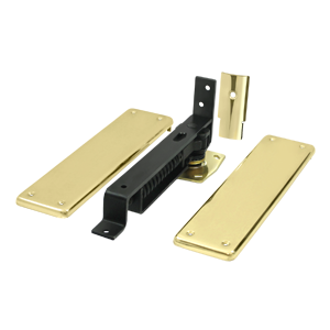 Deltana Architectural Hardware Spring Hinges Spring Hinge, Double Action w- Solid Brass Cover P each - cabinetknobsonline