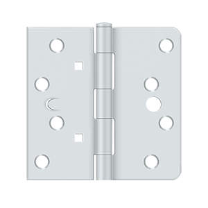 Deltana Architectural Hardware Steel & Stainless Steel Hinges 4"x 4"x 1-4"x SQ Hinge pair - cabinetknobsonline