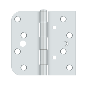 Deltana Architectural Hardware Steel & Stainless Steel Hinges 4"x 4"x 5-8"x SQ Hinge pair - cabinetknobsonline