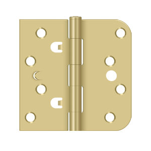 Deltana Architectural Hardware Steel & Stainless Steel Hinges 4"x 4"x 5-8"x SQ Hinge pair - cabinetknobsonline