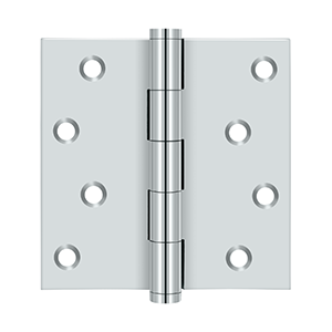 Deltana Architectural Hardware Solid Brass Hinges & Finials 4"X4" Square Hinges Residential - Zig-Zag pair - cabinetknobsonline