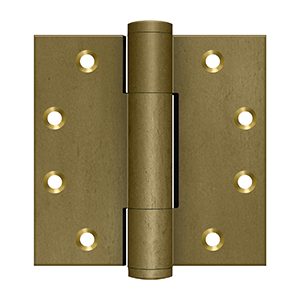 Deltana Architectural Hardware Specialty Solid Brass Hinges & Finials 4 1-2"x 4 1-2"  5.1mm Hinge pair - cabinetknobsonline