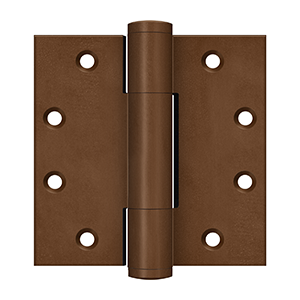 Deltana Architectural Hardware Specialty Solid Brass Hinges & Finials 4 1-2"x 4 1-2"  5.1mm Hinge pair - cabinetknobsonline