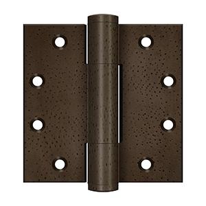 Deltana Architectural Hardware Specialty Solid Brass Hinges & Finials 4 1-2"x 4 1-2"  5.1mm Hinge pair - cabinetknobsonline