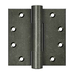 Deltana Architectural Hardware Specialty Solid Brass Hinges & Finials 4 1-2"x 4 1-2"  5.1mm Hinge pair - cabinetknobsonline