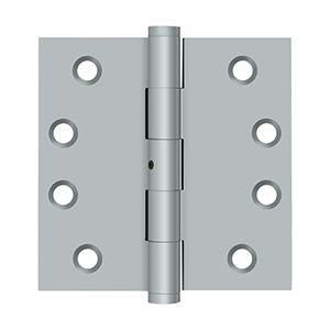 Deltana Architectural Hardware Solid Brass Hinges & Finials 4" x 4" Square Hinges pair - cabinetknobsonline