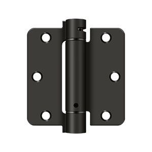 Deltana Architectural Hardware Spring Hinges 3 1-2"x 3 1-2"x 1-4" Spring Hinge each - cabinetknobsonline