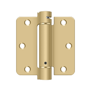 Deltana Architectural Hardware Spring Hinges 3 1-2"x 3 1-2"x 1-4" Spring Hinge each - cabinetknobsonline