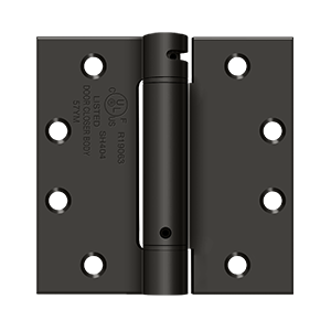 Deltana Architectural Hardware Spring Hinges 4 1-2"x 4 1-2" Spring Hinge each - cabinetknobsonline