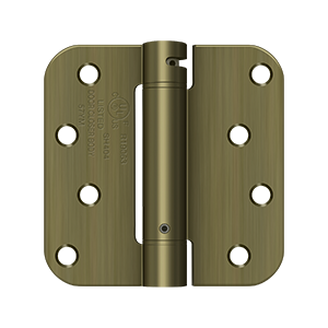 Deltana Architectural Hardware Spring Hinges 4"x 4"x 5-8" Spring Hinge each - cabinetknobsonline