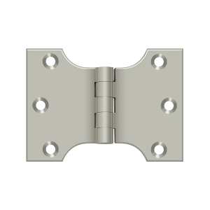 Deltana Architectural Hardware Specialty Solid Brass Hinges & Finials 3" x 4" Hinge pair - cabinetknobsonline