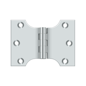 Deltana Architectural Hardware Specialty Solid Brass Hinges & Finials 3" x 4" Hinge pair - cabinetknobsonline