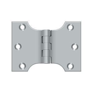 Deltana Architectural Hardware Specialty Solid Brass Hinges & Finials 3" x 4" Hinge pair - cabinetknobsonline