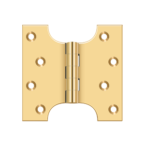 Deltana Architectural Hardware Specialty Solid Brass Hinges & Finials 4" x 4" Hinge pair - cabinetknobsonline