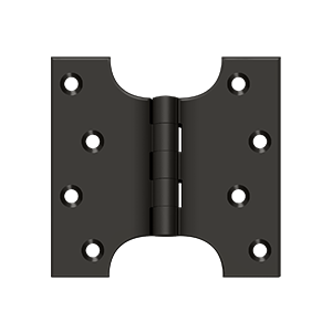 Deltana Architectural Hardware Specialty Solid Brass Hinges & Finials 4" x 4" Hinge pair - cabinetknobsonline