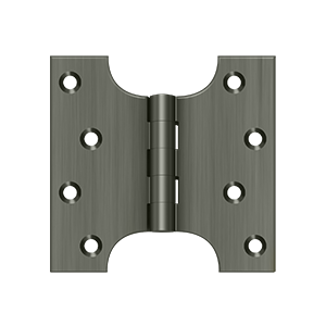 Deltana Architectural Hardware Specialty Solid Brass Hinges & Finials 4" x 4" Hinge pair - cabinetknobsonline