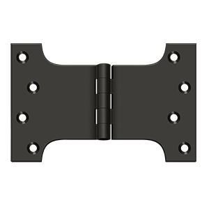 Deltana Architectural Hardware Specialty Solid Brass Hinges & Finials 4" x 6" Hinge pair - cabinetknobsonline