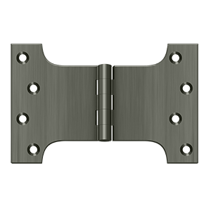 Deltana Architectural Hardware Specialty Solid Brass Hinges & Finials 4" x 6" Hinge pair - cabinetknobsonline