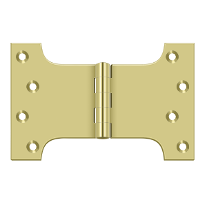 Deltana Architectural Hardware Specialty Solid Brass Hinges & Finials 4" x 6" Hinge pair - cabinetknobsonline