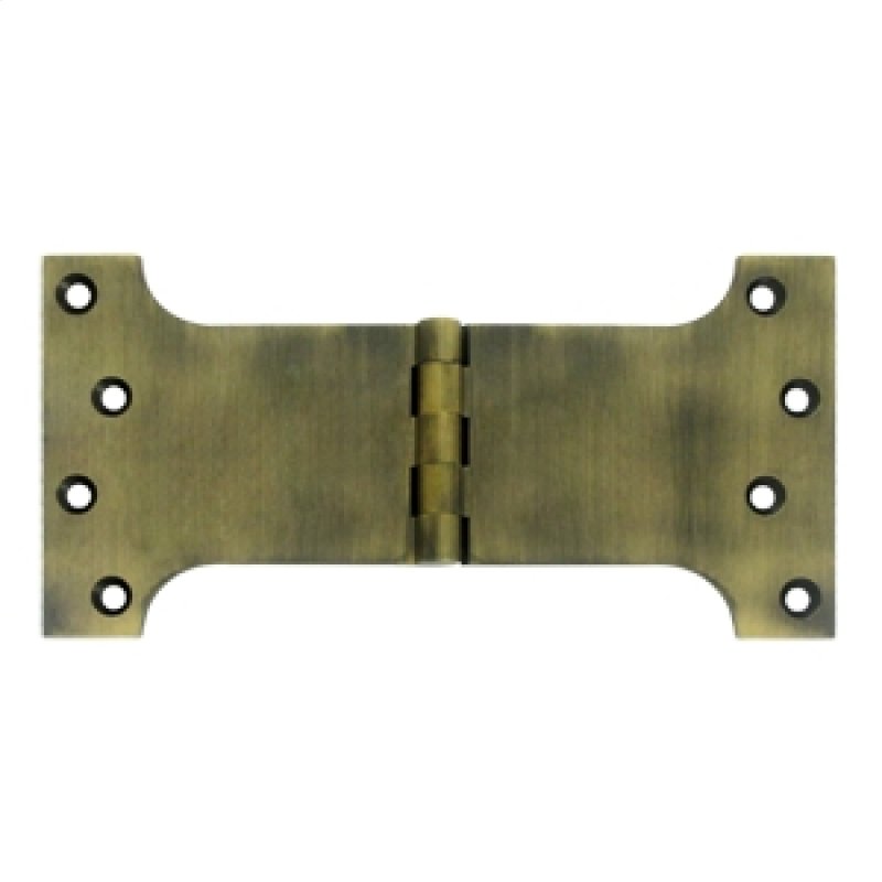 Deltana Architectural Hardware Specialty Solid Brass Hinges & Finials 4" x 8" Hinge pair - cabinetknobsonline