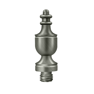 Deltana Architectural Hardware Solid Brass Hinges & Finials Urn Tip each - cabinetknobsonline