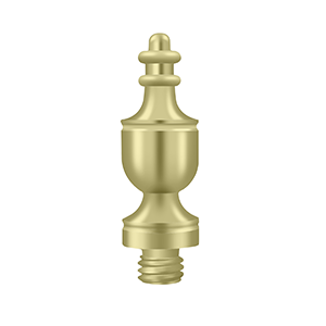 Deltana Architectural Hardware Solid Brass Hinges & Finials Urn Tip each - cabinetknobsonline