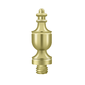 Deltana Architectural Hardware Solid Brass Hinges & Finials Urn Tip each - cabinetknobsonline