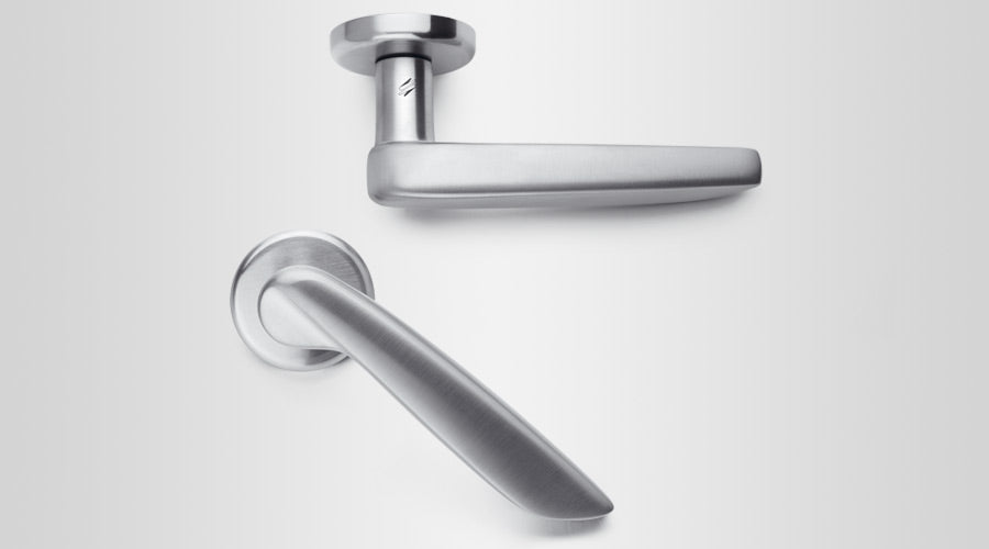 Colombo Design Door Lever Daytona PF11NA-Passage - cabinetknobsonline