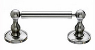 Top Knobs Bathroom Hardware Edwardian Bath Tissue Holder-Brushed Satin Nickel -Plain Back Plate - cabinetknobsonline