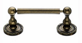 Top Knobs Bathroom Hardware Edwardian Bath Tissue Holder - German Bronze - Ribbon Back Plate - cabinetknobsonline