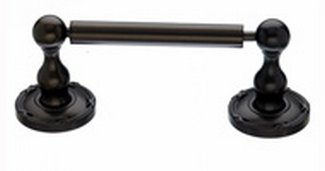 Top Knobs Bathroom Hardware Edwardian Bath Tissue Holder - Oil Rubbed Bronze - Ribbon Back Plate - cabinetknobsonline