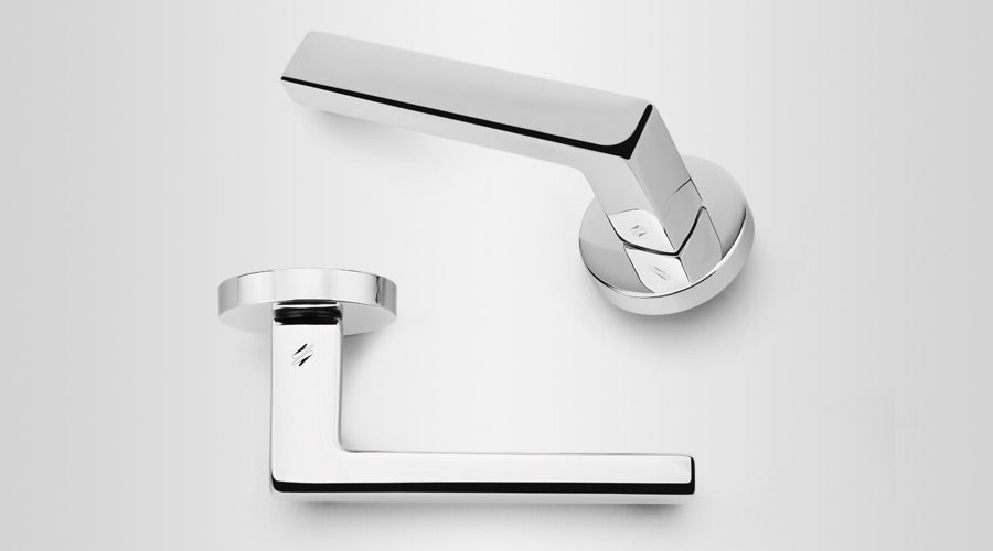 Colombo Design Door Lever ELLE BD11NA-Passage - cabinetknobsonline