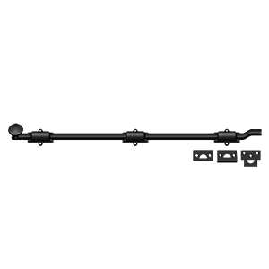 Deltana Architectural Hardware Bolts 26" Surface Bolt w- Off-set, HD each - cabinetknobsonline