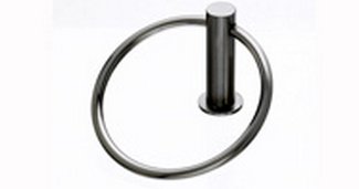 Top Knobs Bathroom Hardware Hopewell Bath Ring Brushed Satin Nickel - cabinetknobsonline