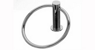 Top Knobs Bathroom Hardware Hopewell Bath Ring Polished Chrome - cabinetknobsonline