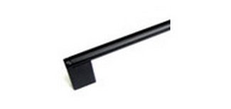 Top Knobs Decorative Hardware Princetonian Collection Bar Pull 15" (c-c) - Flat Black - cabinetknobsonline