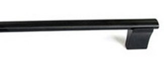 Top Knobs Cabinet Hardware Wellington Bar Pull 15" (c-c) - Flat Black - cabinetknobsonline