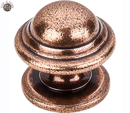 Top Knobs Cabinet Hardware Britannia Collection Empress Knob 1 1-4 " - Old English Copper - cabinetknobsonline