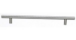 Top Knobs Cabinet Hardware Asbury Collection Hopewell Bar Pull 8 13-16 " (c-c)- Polished Nickel - cabinetknobsonline