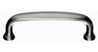 Top Knobs Cabinet Hardware Asbury Collection Charlotte Pull 3" (c-c) - Brushed Satin Nickel - cabinetknobsonline