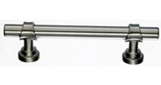 Top Knobs Cabinet Hardware Asbury Collection Bit Pull 3 3-4" (c-c) - Brushed Satin Nickel - cabinetknobsonline