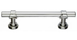 Top Knobs Cabinet Hardware Asbury Collection Bit Pull 3 3-4" (c-c) - Polished Nickel - cabinetknobsonline