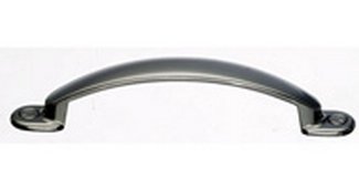 Top Knobs Cabinet Hardware Asbury Collection Arendal Pull 3 3-4" (c-c) - Polished Nickel - cabinetknobsonline