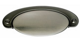 Top Knobs Cabinet Hardware Asbury Collection Dakota Cup Pull 2 9-16" (c-c)  Brushed Satin Nickel - cabinetknobsonline